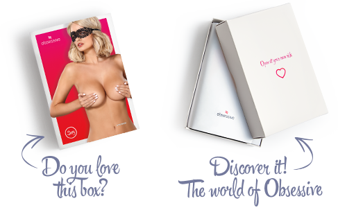 (SALE) Мереживна маска Obsessive A710 mask, єдиний розмір, чорна