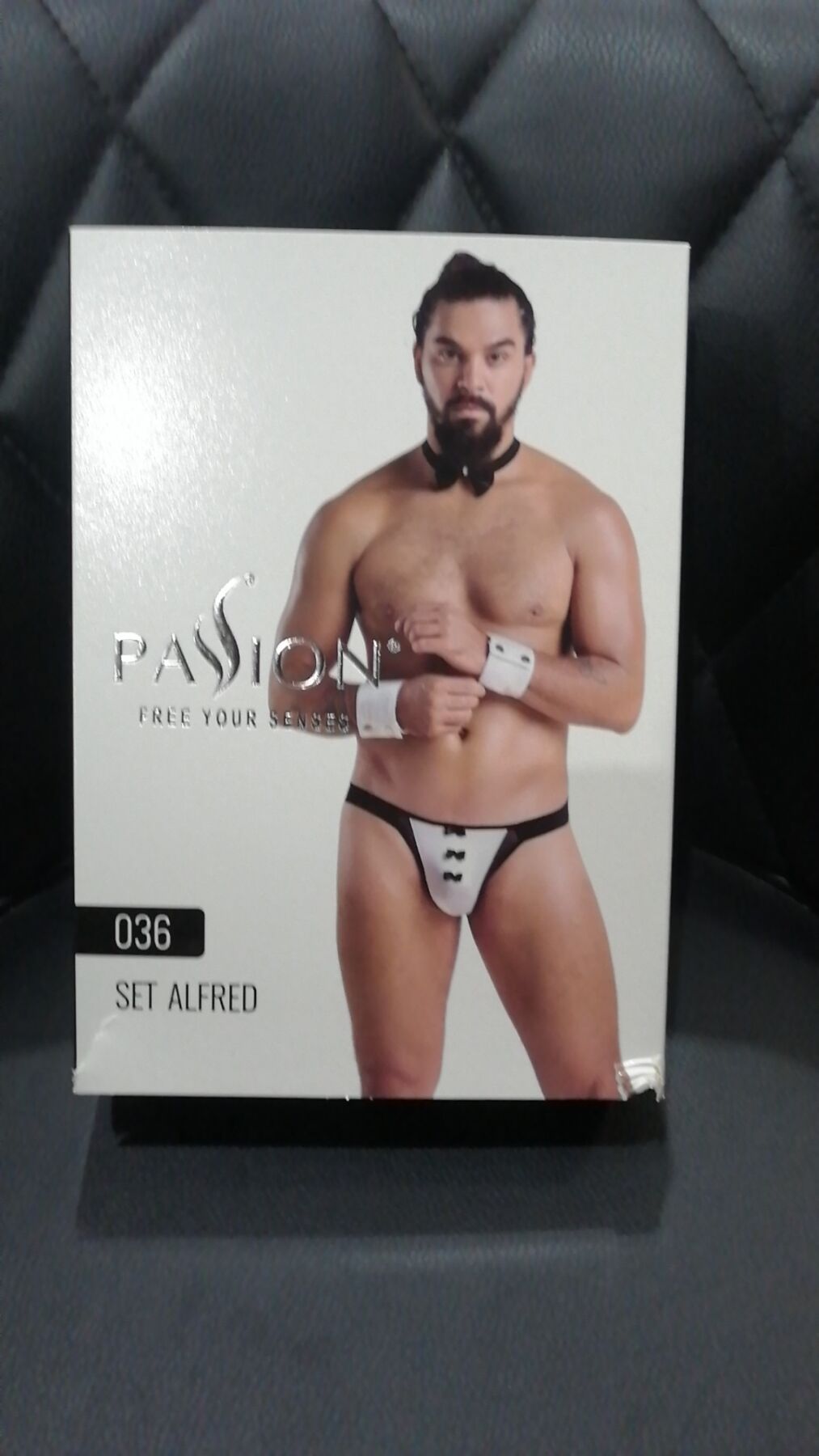 Комплект еротичної чоловічої білизни Passion 036 ALFRED L/XL Black (м'ята упаковка!!!)