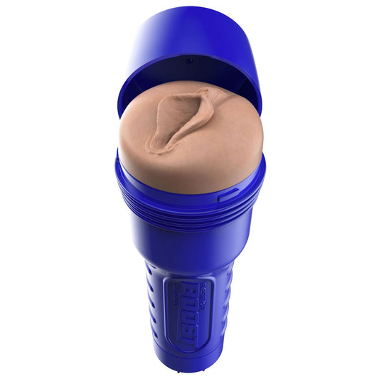Мастурбатор-вагіна Fleshlight Boost Bang Light Medium Flesh, плаваючі кільця Turbo Tech