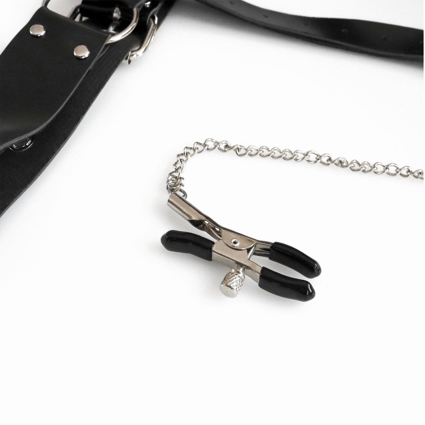 Бондажний набір з металевим анальним гаком Art of Sex Beatrice Bondage set with anal hook № 1