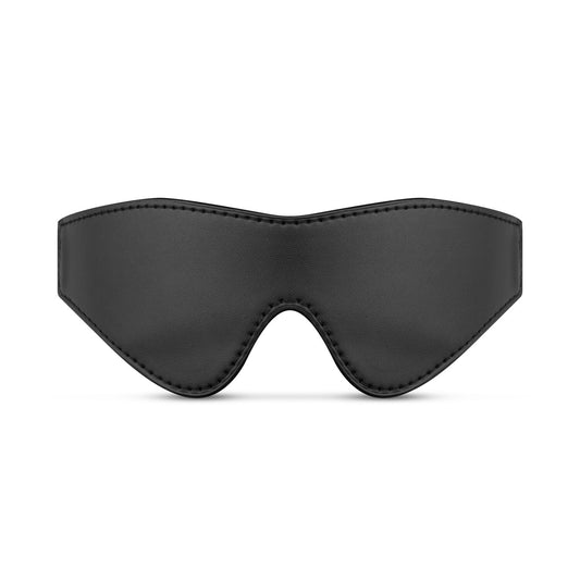 Маска Bedroom Fantasies: Faux Leather Blindfold, чорна