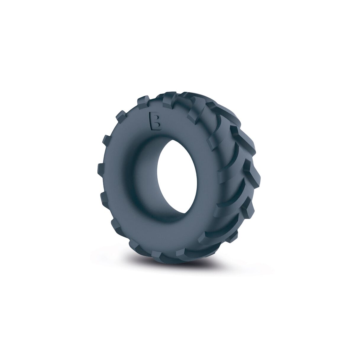 Ерекційне кільце-шина Boners Tire Cock Ring – Grey, внутрішній діаметр 2,5 см
