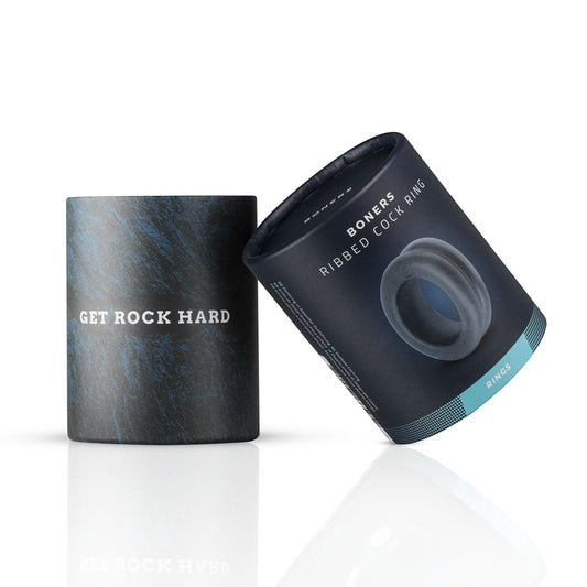 Ерекційне кільце Boners Double Design Cock Ring, товсте, внутрішній діаметр 3,2 см