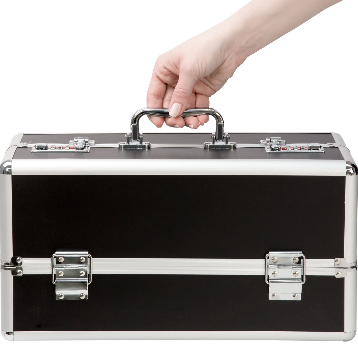 Великий кейс для зберігання секс-іграшок BMS Factory Large Lokable Vibrator Case Black,кодовий замок