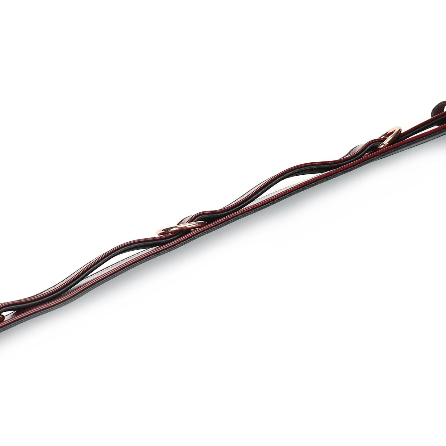 Фіксатори для стегон Liebe Seele Wine Red Thigh Cuffs L Size, натуральна шкіра