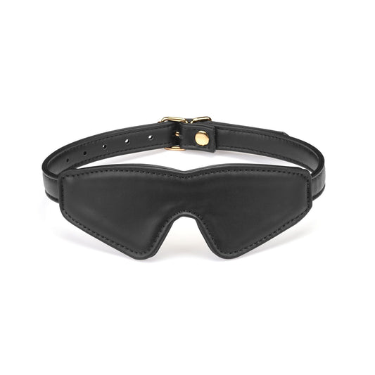 Маска на очі Liebe Seele Black Organosilicon Blindfold, екошкіра