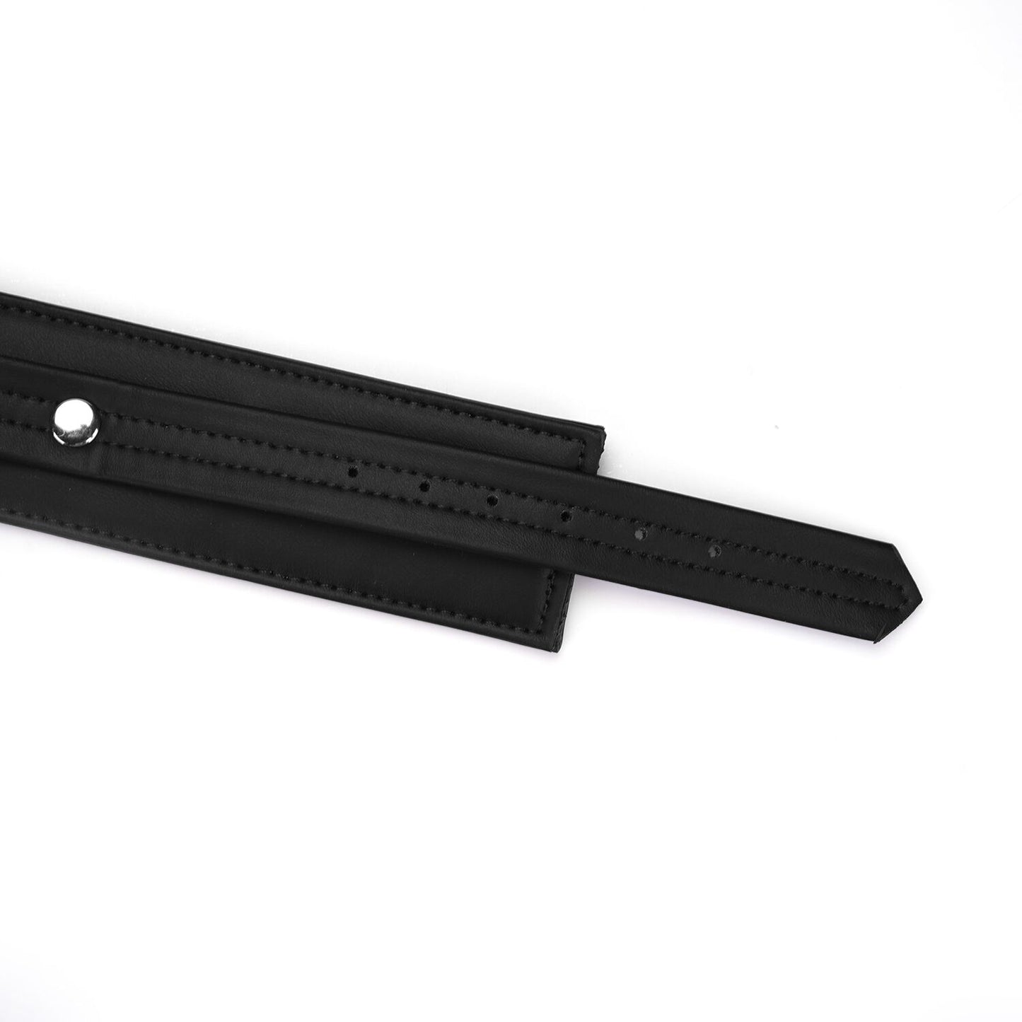 Поножі Liebe Seele Black Organosilicon Anklecuffs, екошкіра