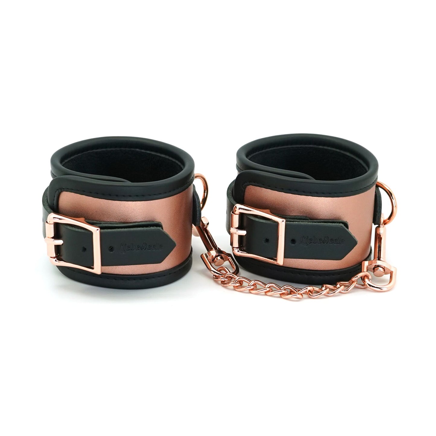 Поножі Liebe Seele Rose Gold Memory Ankle Cuffs, натуральна шкіра, рожеве золото