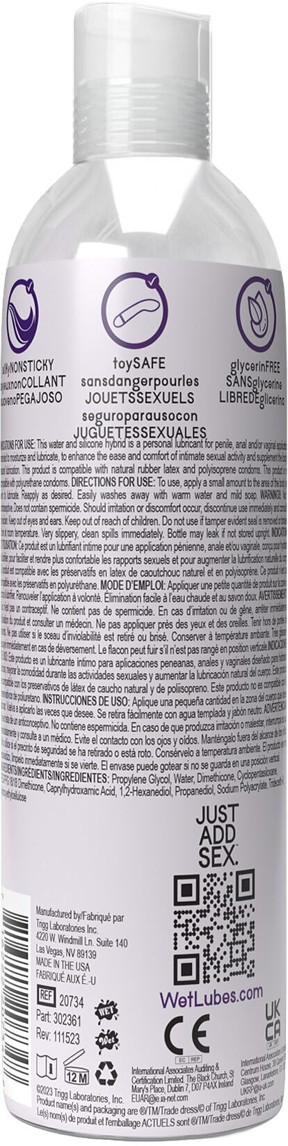 Лубрикант на водно-силіконовій основі Wet Water and Silicone Hybrid (118 мл)