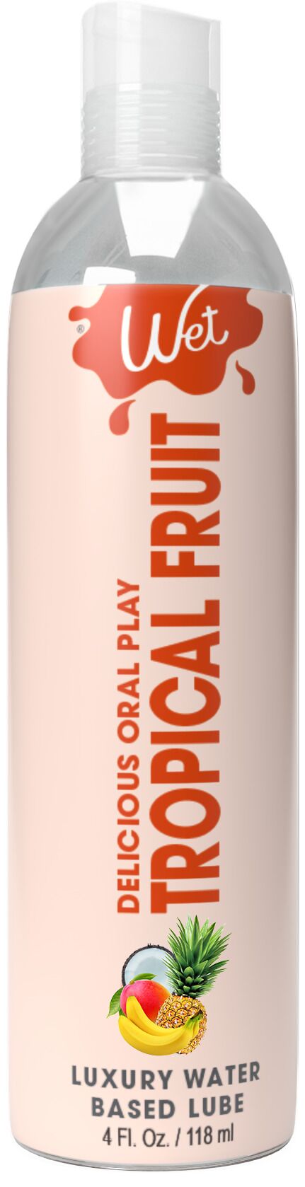 Розпродаж!!! Лубрикант на водній основі Wet Oral Play Tropical Explosion (118 мл) (термін 31.10.2025)