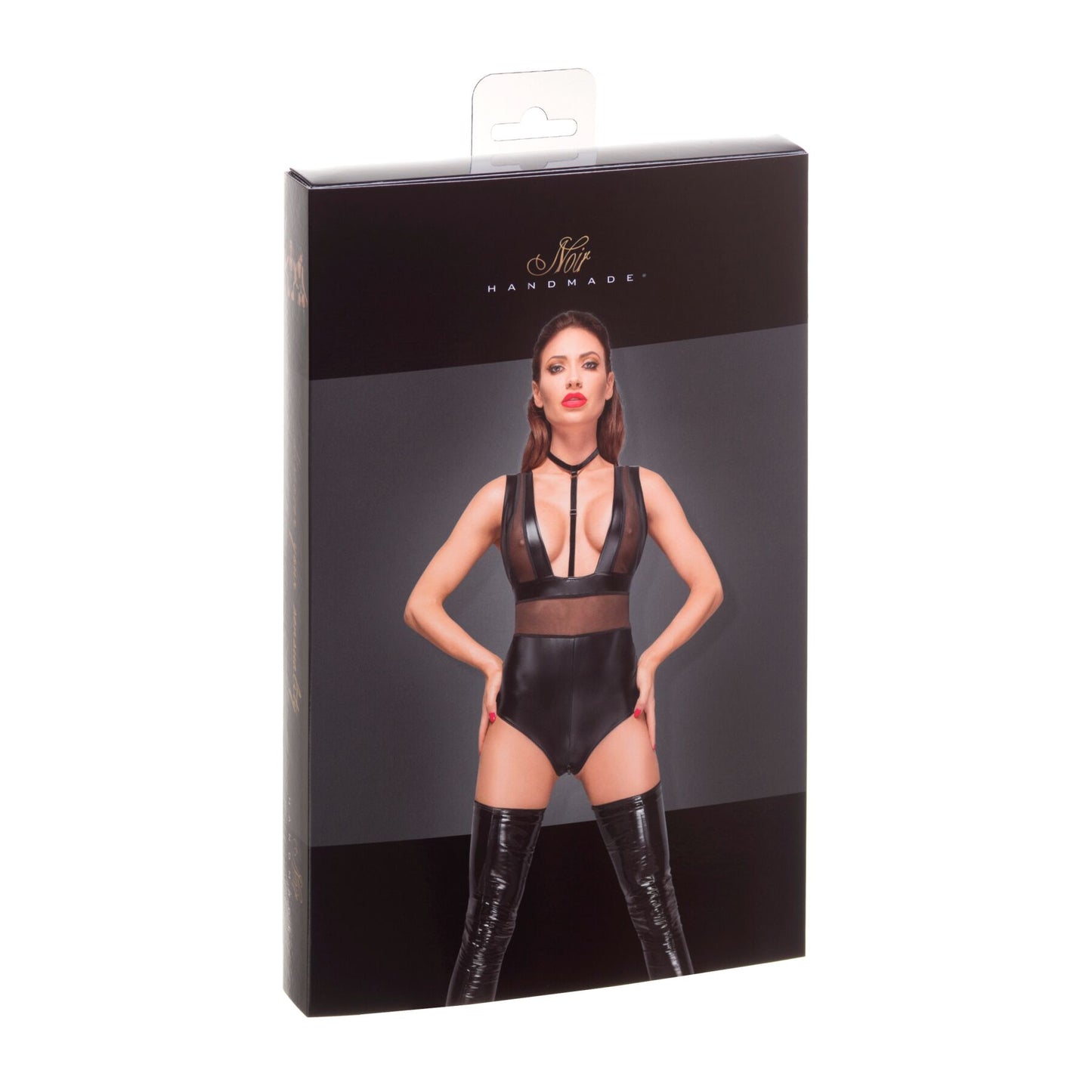 Боді з мокрим ефектом Noir Handmade F183 Powerwetlook body, XXL