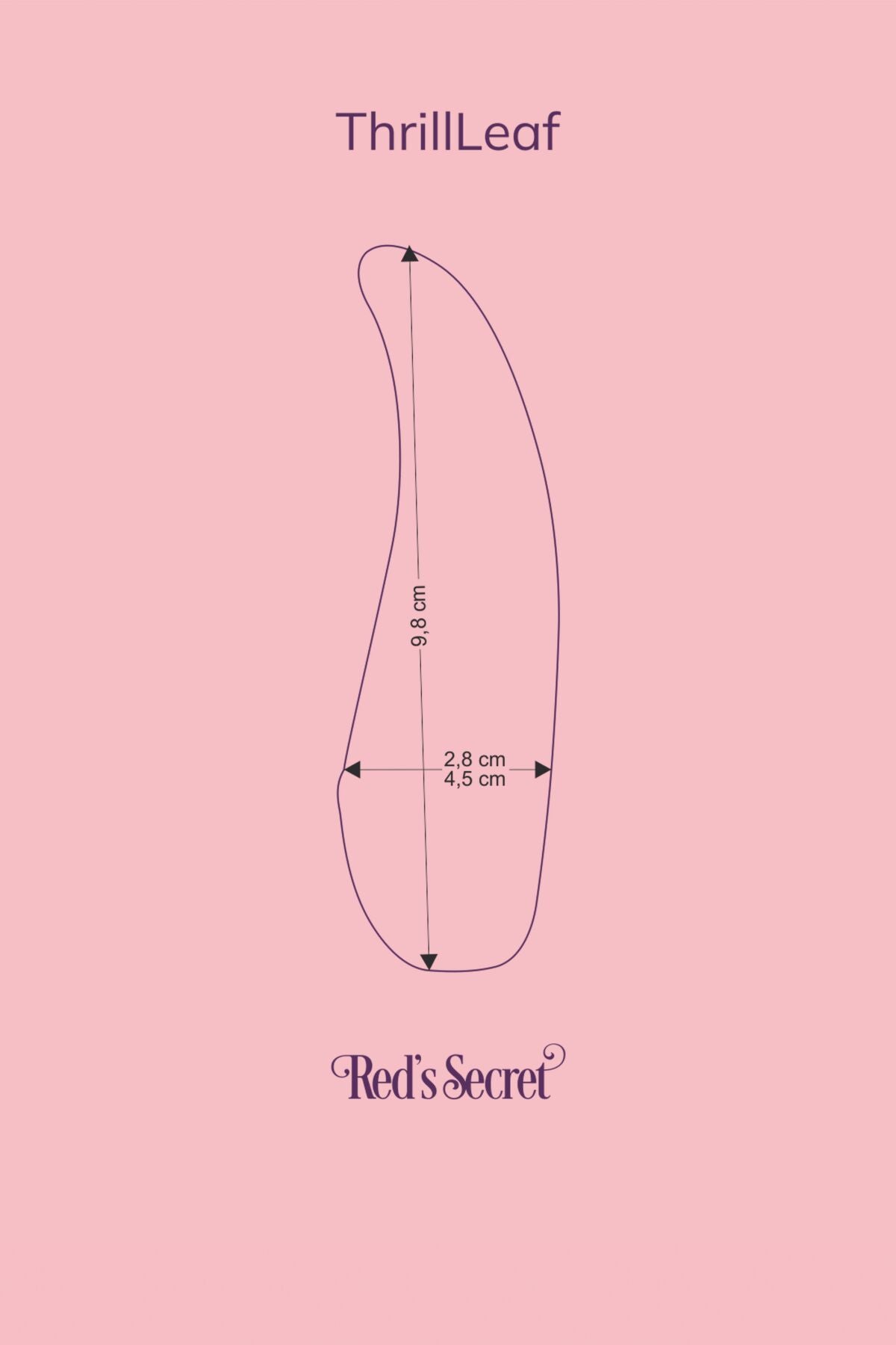 Вібратор-язичок FairyGasm ThrillLeaf violet