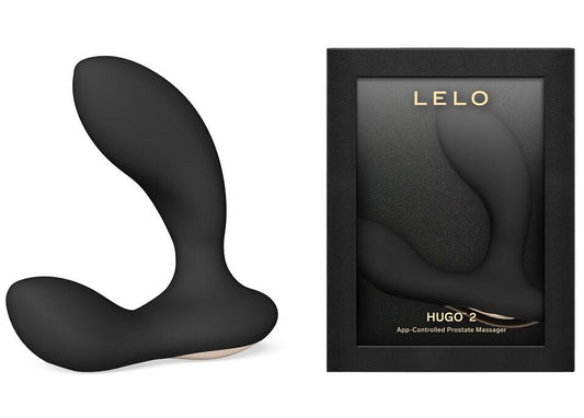 Смарт-масажер простати LELO Hugo 2 Black, 2 мотори, підвищена потужність