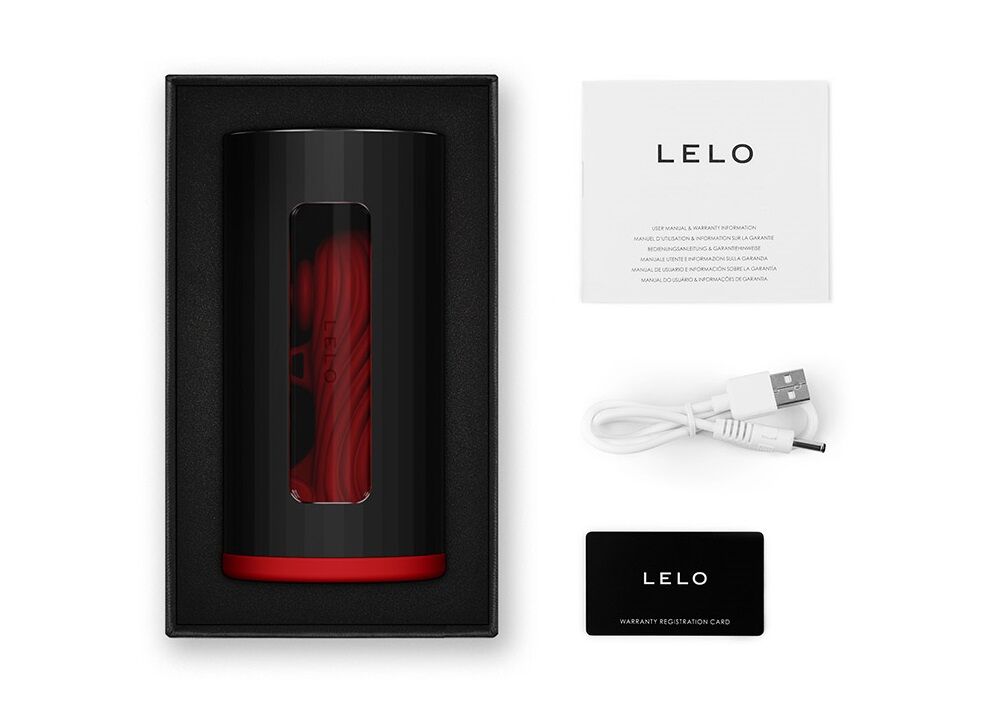 Смарт-мастурбатор LELO F1S V3 Red, 2 мотори, 8 режимів, стимуляція звуковими хвилями