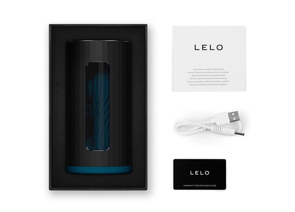 Смарт-мастурбатор LELO F1S V3 Teal, 2 мотори, 8 режимів, стимуляція звуковими хвилями