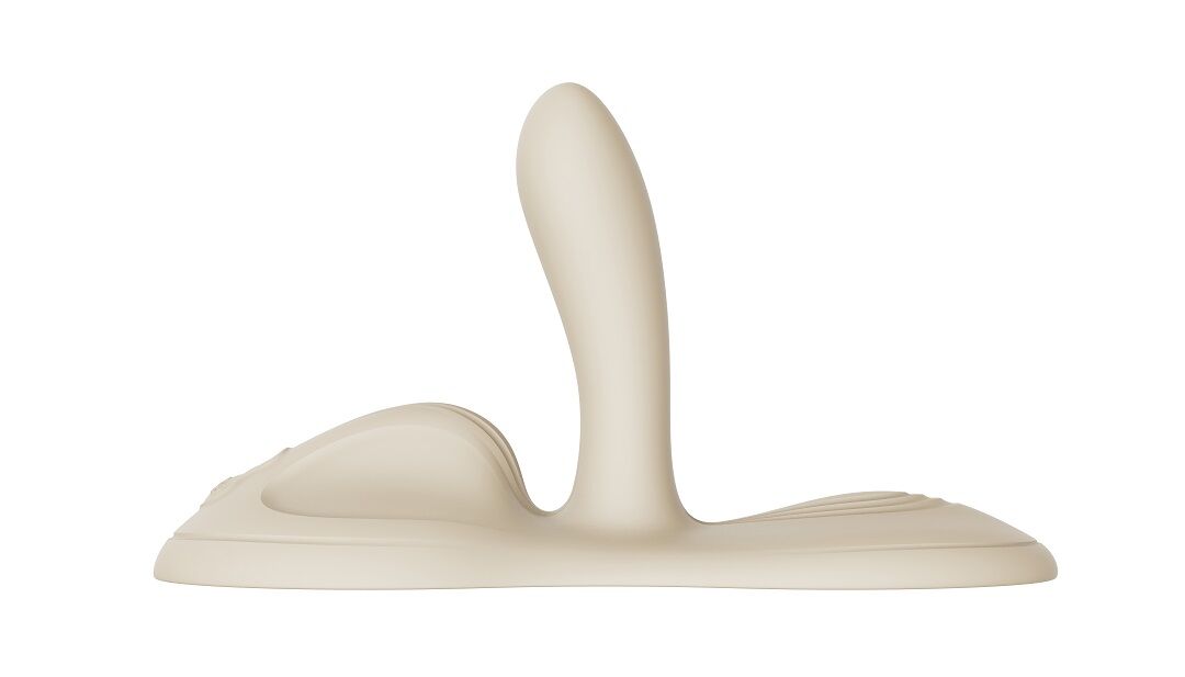 Sit-on-top смарт-вібратор Zalo – Flora Smart Vibrating Pad Ivory White, 9 моторів