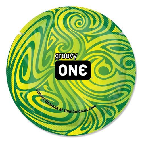 Набір презервативів ONE Glowing Pleasures, 100 шт, світяться в темряві, зі змазкою, паковання-тубус