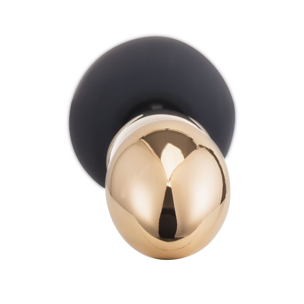 Вібромасажер простати LOCKINK SEVANDA Hercules, золотистий, 10 режимів, пульт ДК, знімна присоска