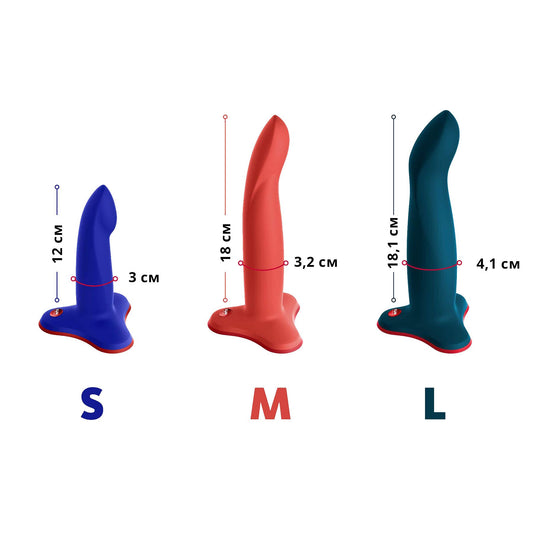 Фалоімітатор Fun Factory LIMBA FLEX S, синій, гнучкий, з ефектом пам’яті, підходить для точки G