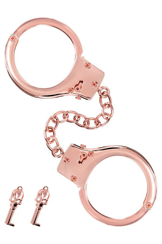 Наручники Fetish Tentation Premium Chick wrist cuffs in rose-gold metal