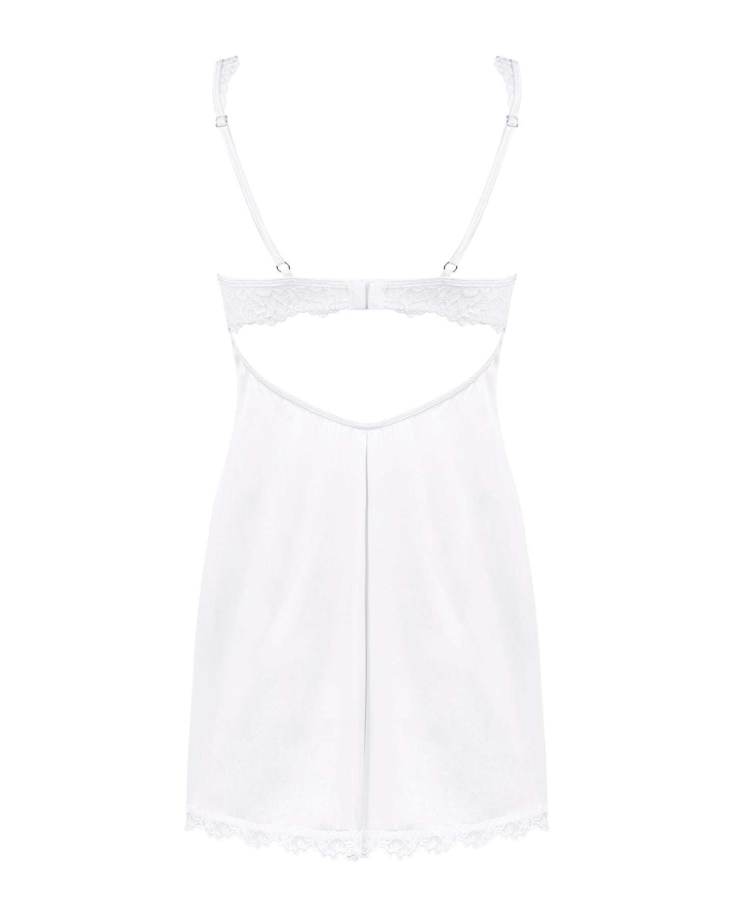 Сорочка Obsessive Amor Blanco underwire chemise & thong white L/XL