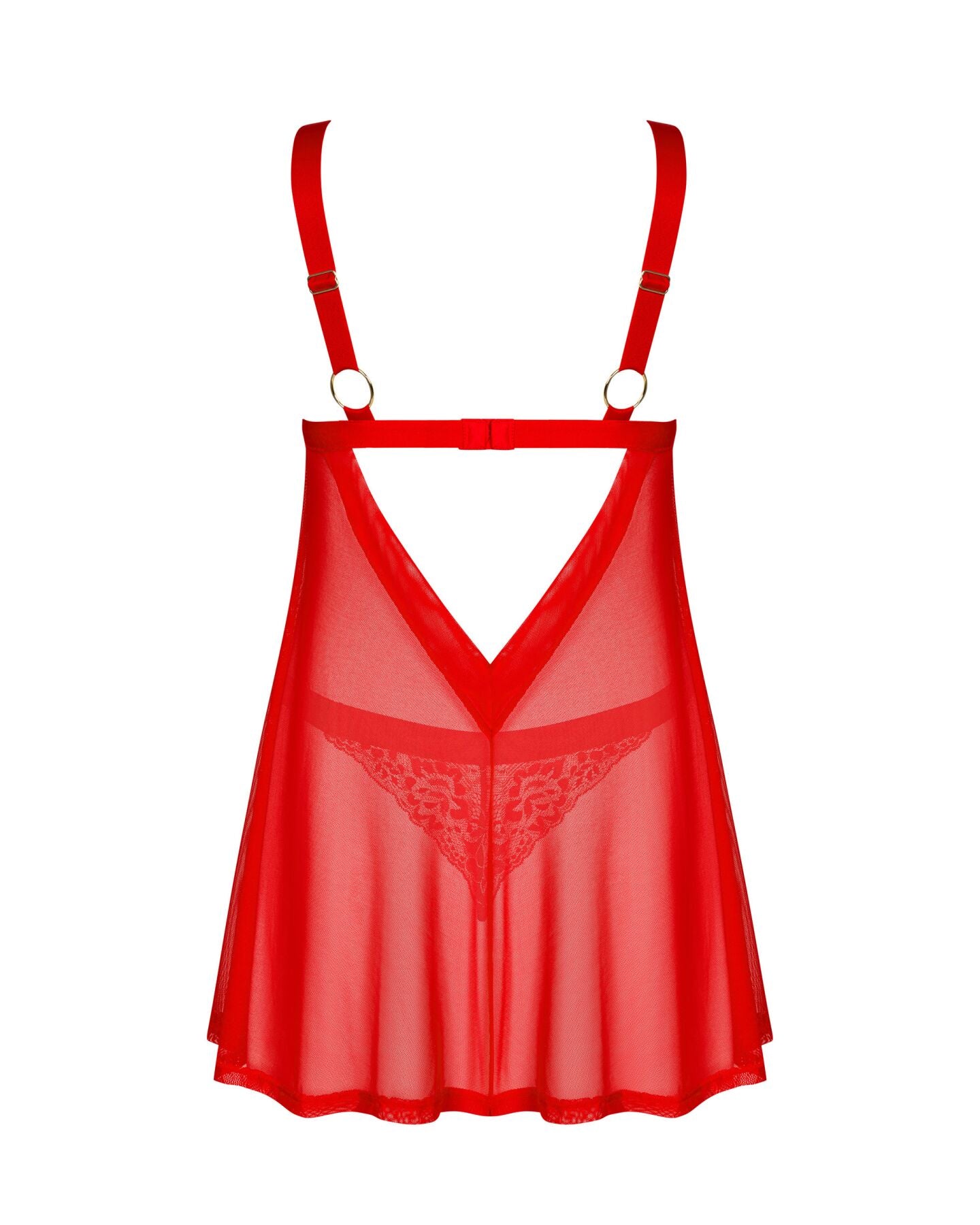 Бебі-дол Obsessive Elianes babydoll & thong XL/2XL