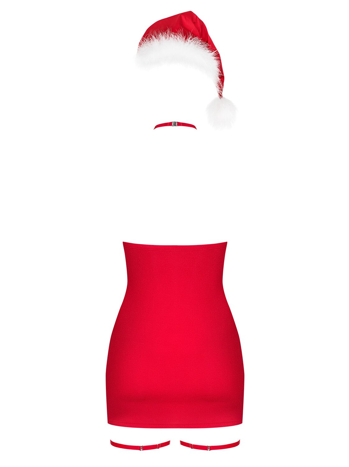 Сорочка Obsessive Kissmas chemise red L/XL
