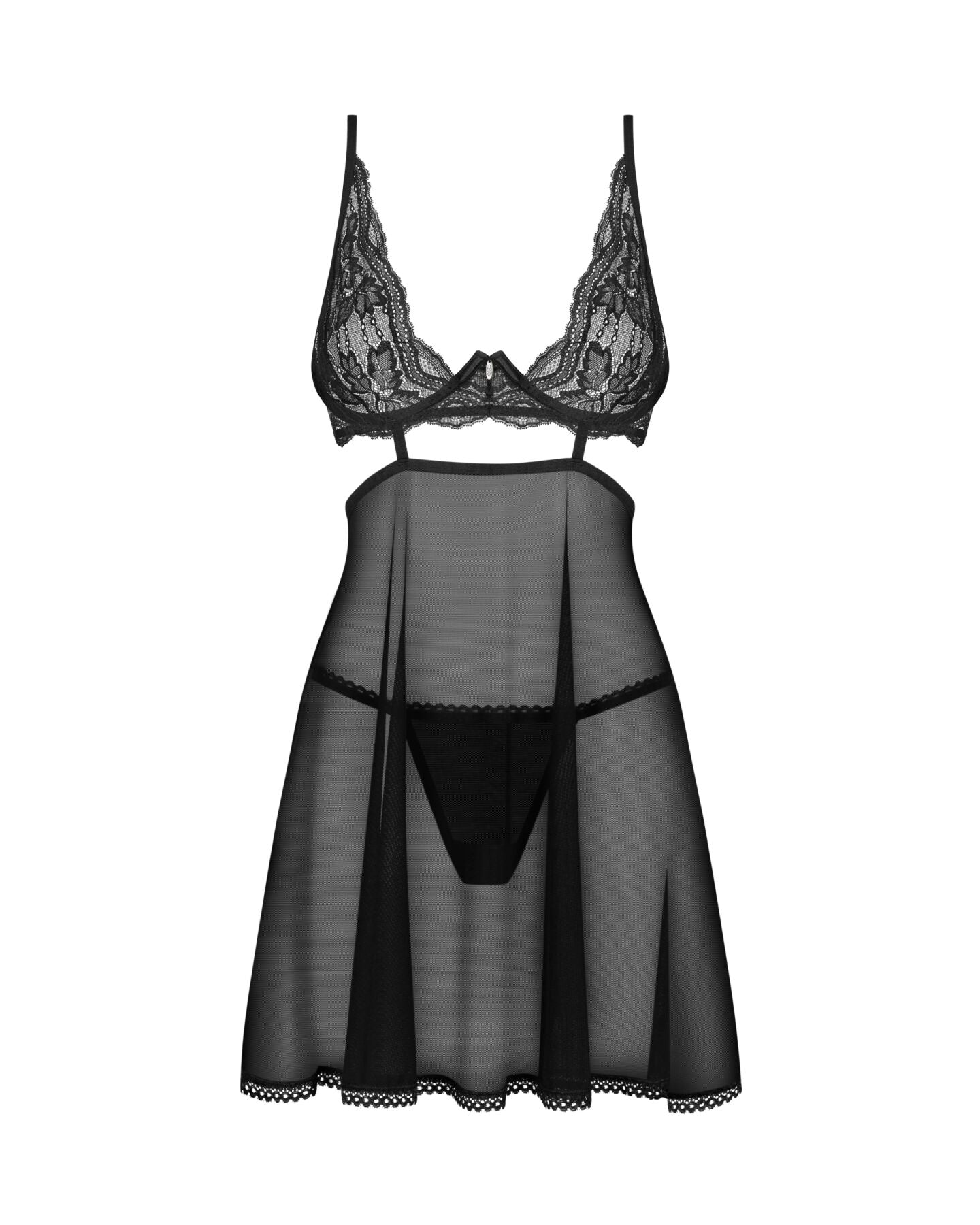 Бебі-дол Obsessive Nutris babydoll & thong M/L