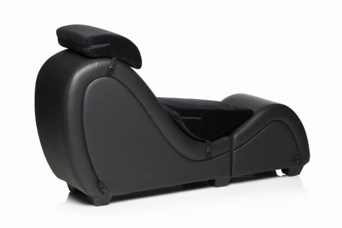 Секс-крісло з подушками Master Series Kinky Sex Lounge with Cushions - Black