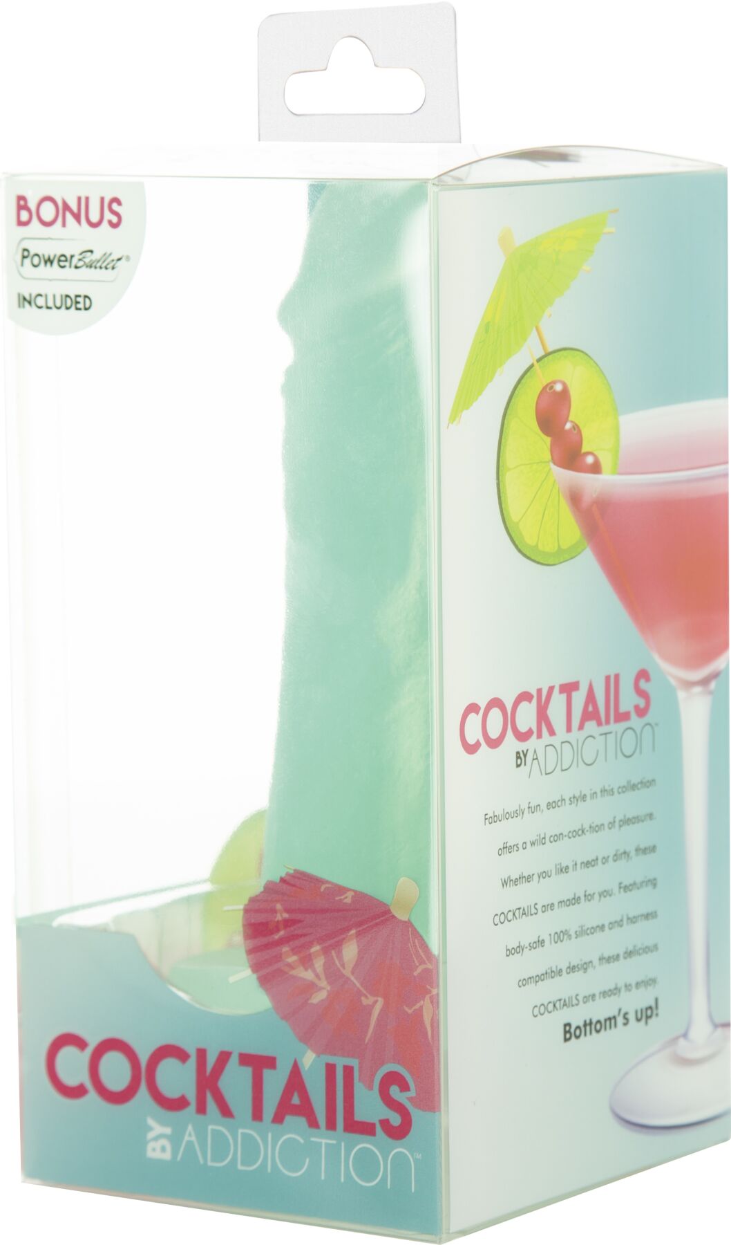 Фалоімітатор на присосці Cocktails by Addiction – Mint Mojito