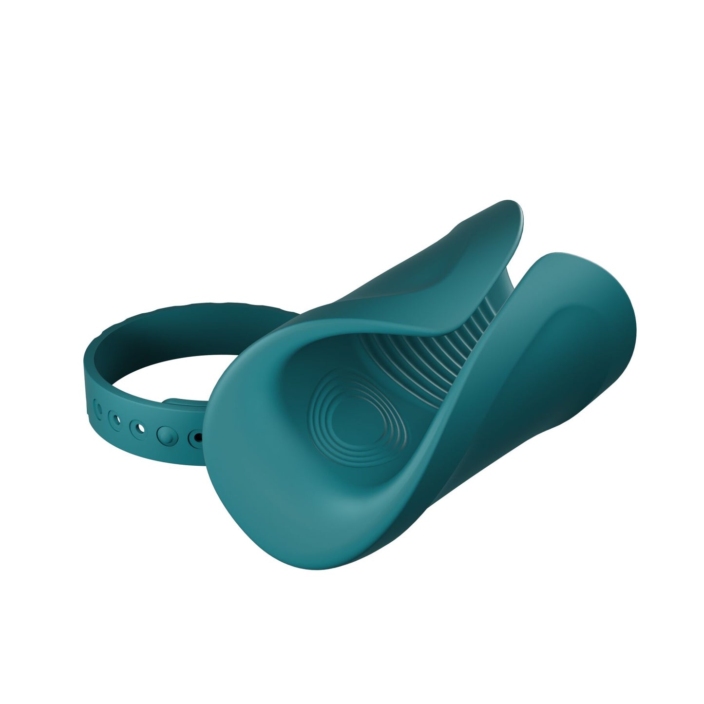 Смарт-вібромастурбатор для головки члена Lovense Gush 2, осцилювальний майданчик, ремені для фіксації