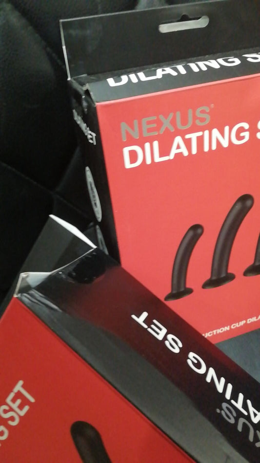 Набір дилдо Nexus Dilating Set  (17см, 15см, 12,5см) (м'ята упаковка!!!)