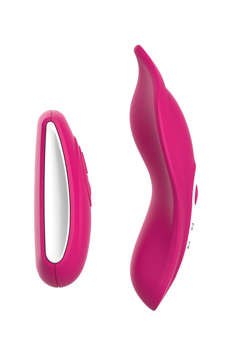 Вібратор у трусики Liebe Panty Vibe Recargable Cerise, нагрів до 39 °C, пульт, трусики S-M в комплекті