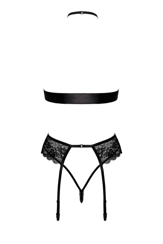Комплект Kissable Bondage Kiss Set Black L/XL