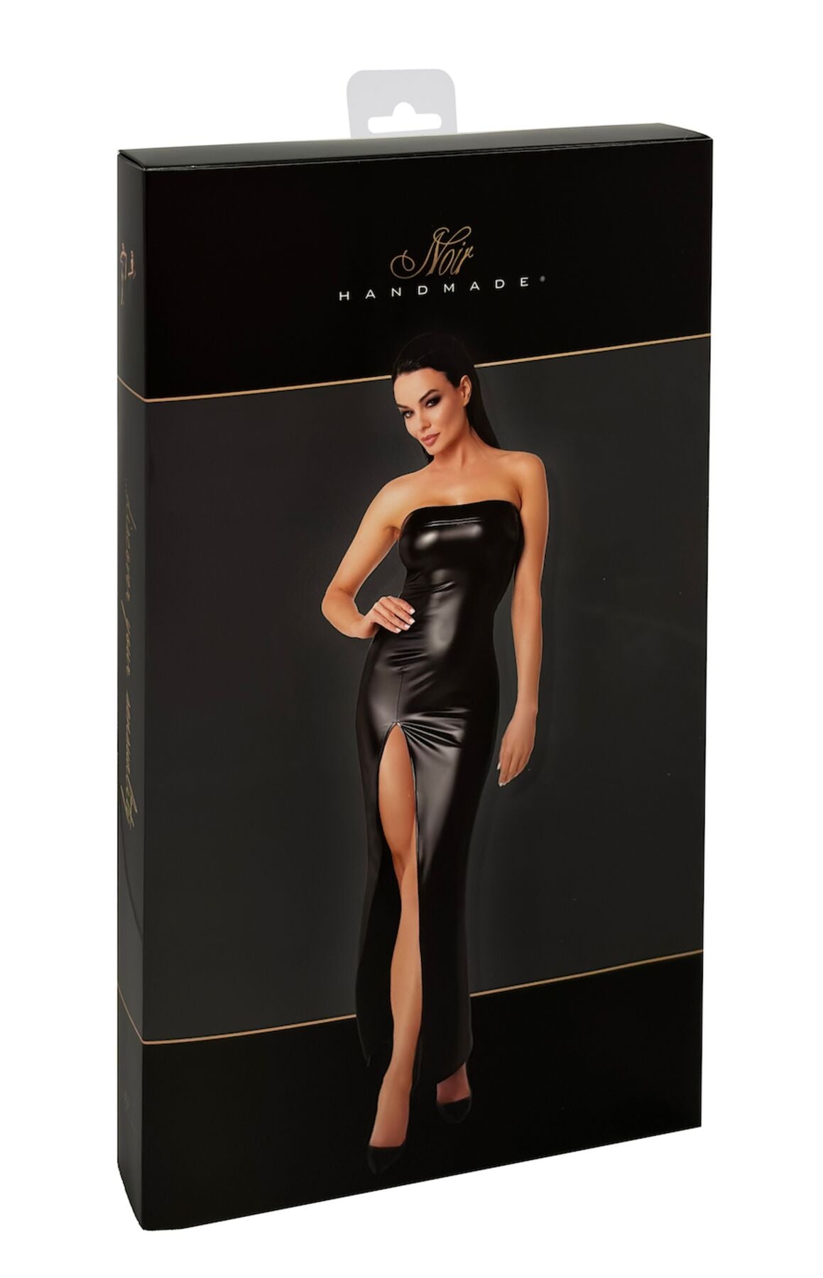 Сукня Noir Handmade F336 Powerwetlook long dress - 3XL