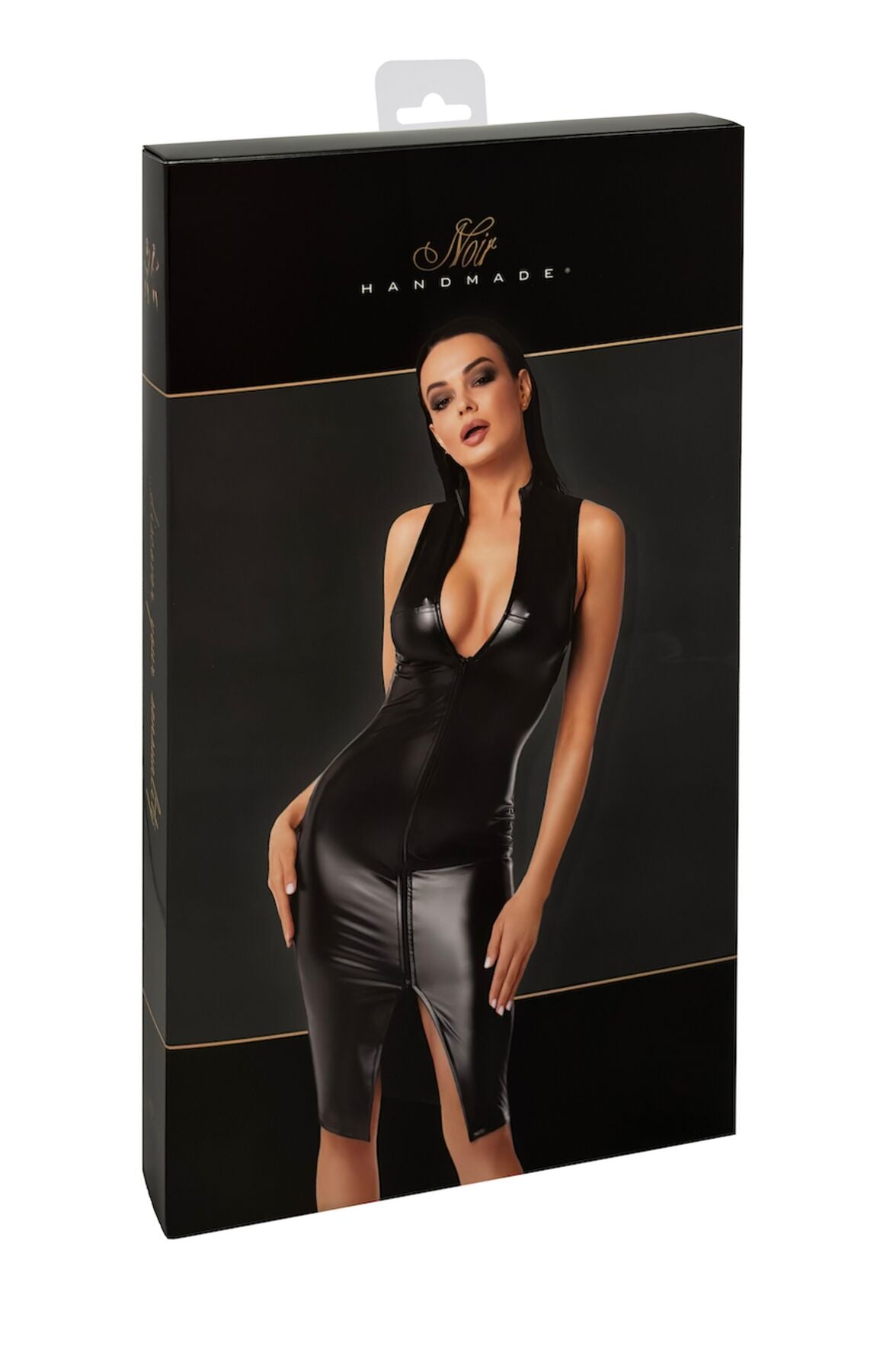 Сукня Noir Handmade F337 Powerwetlook midi dress - S