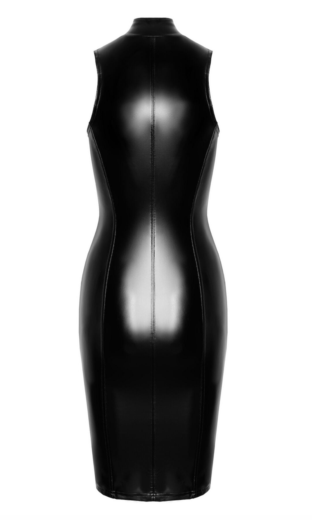 Сукня Noir Handmade F337 Powerwetlook midi dress - XXL