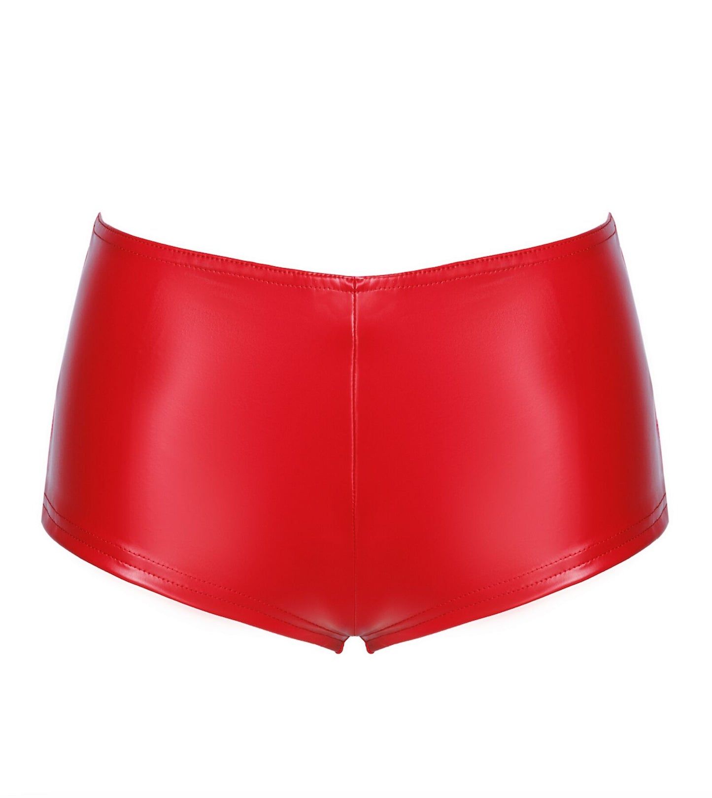 Шорти Noir Handmade F356 Red powerwetlook shorts - XL