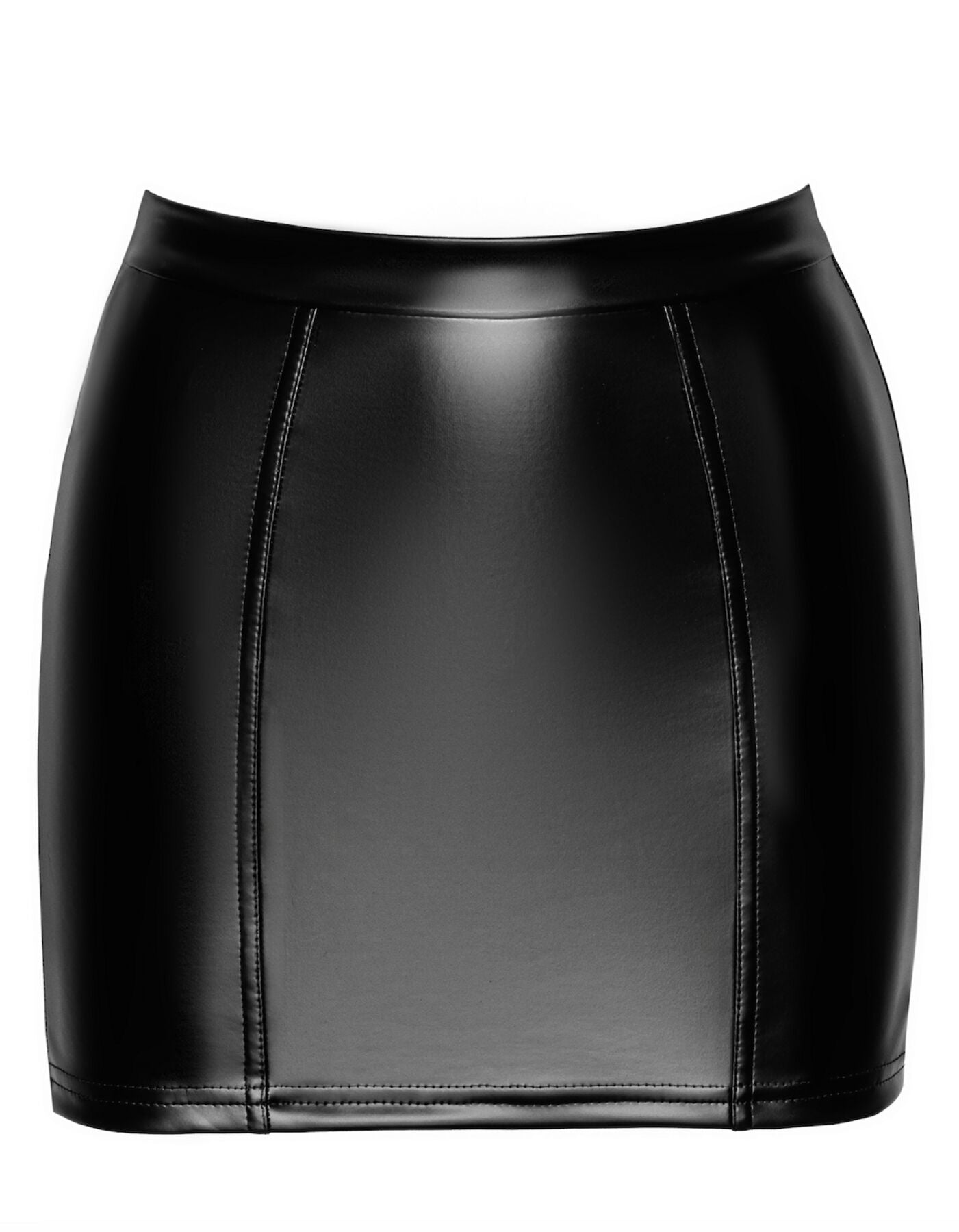 Спідниця Noir Handmade F341 Powerwetlook and lace skirt - XL