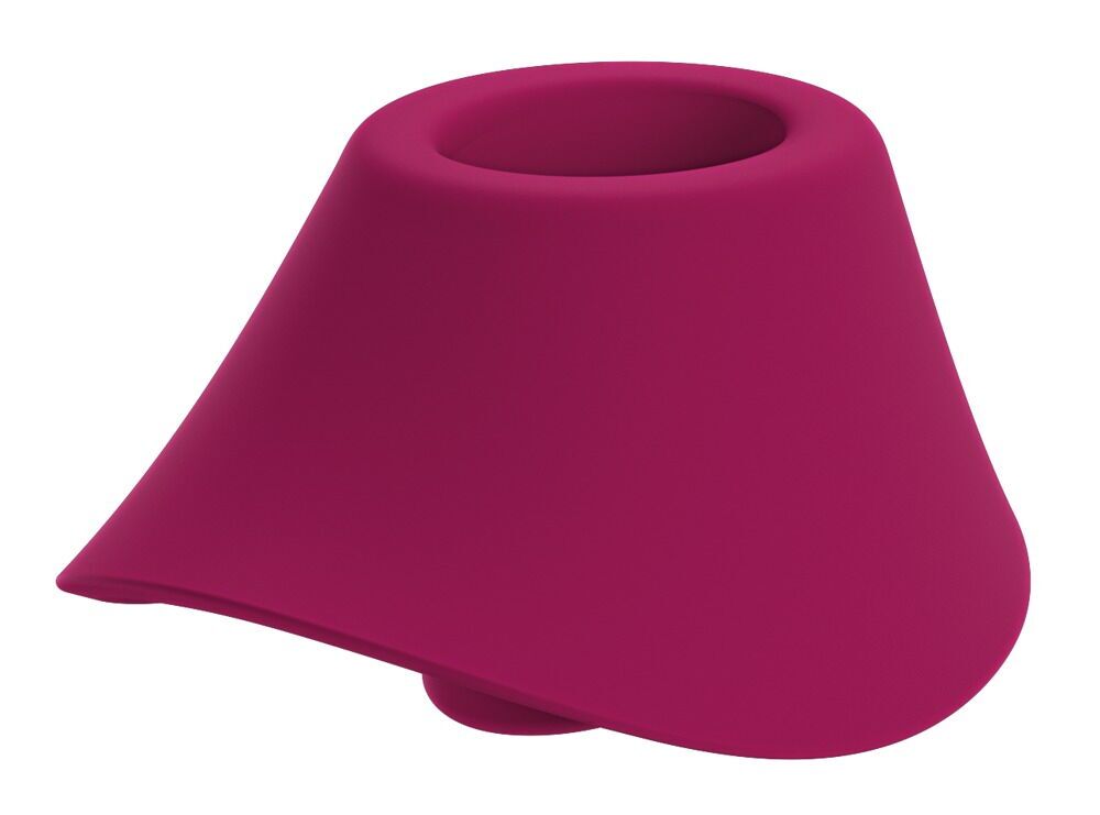 Вагінально-кліторальний стимулятор Womanizer Blend Vibrant Pink, вібрація + вакуум, 2 мотори