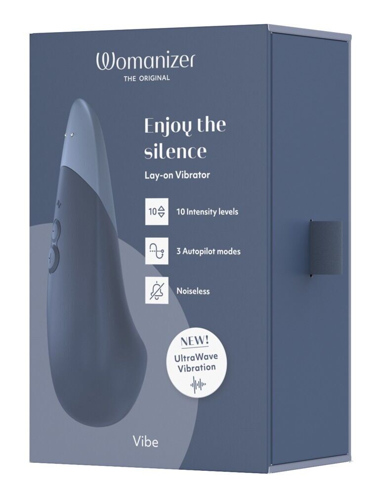 Мінівібратор Womanizer Vibe Dark Blue, 3 авторежими + 10 рівнів інтенсивності