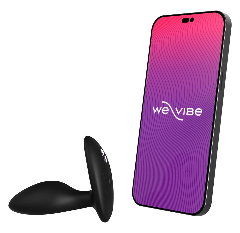 Анальна смарт-вібропробка We-Vibe Ditto+ Satin Black з пультом ДК