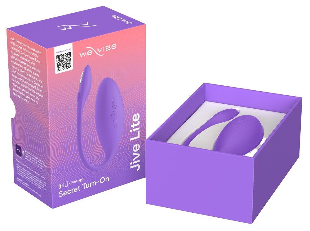 Смарт-віброяйце We-Vibe Jive Lite Purple, невеликий розмір