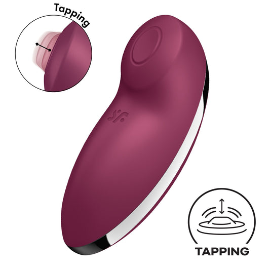 Вібростимулятор-пульсатор Satisfyer Tap & Climax 2 Red