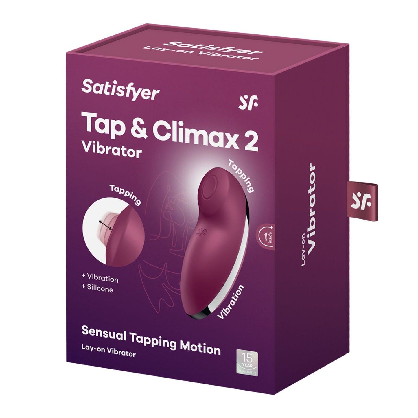 Вібростимулятор-пульсатор Satisfyer Tap & Climax 2 Red