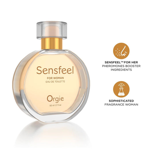 Жіночі парфуми з феромонами Orgie – Sensfeel for Woman (50 мл), квітково-фруктовий аромат