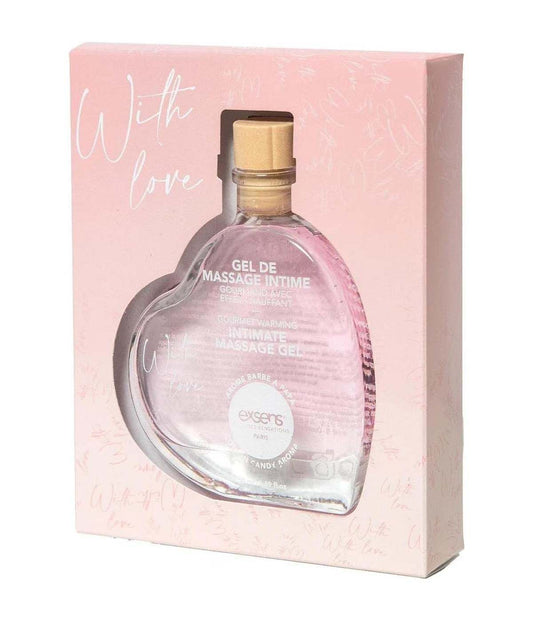 Масажний гель EXSENS With Love Cotton Candy 50 мл, розігрівальний, без цукру, їстівний