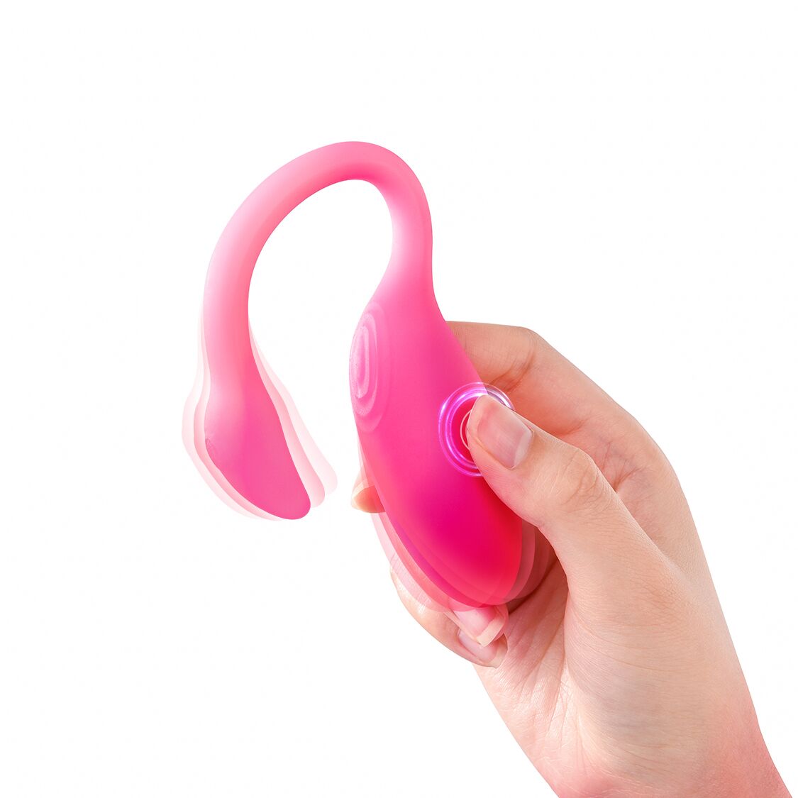Смарт-віброяйце Magic Motion Flamingo Max Pink 2 в 1: віброяйце та тренажер Кегеля, 10 режимів