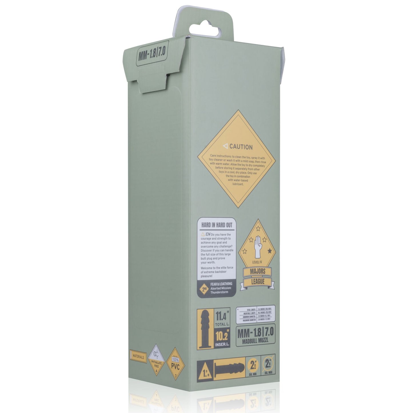 Анальна пробка BUTTR - MadBull Muzzl XXL Dildo