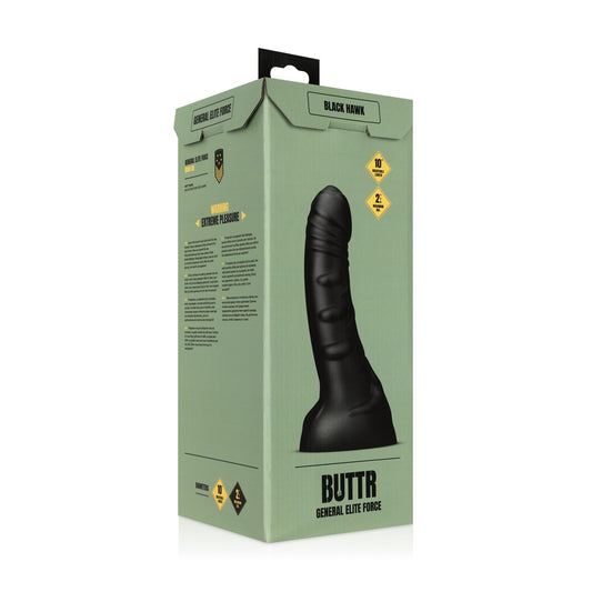 Фалоімітатор BUTTR - Black Hawk Curved Anal Dildo